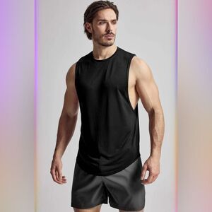 Amazon Black Tank Top Sleeveless Athletic Shirt